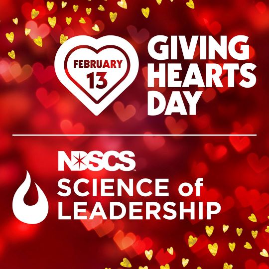 Giving Hearts Day for Science of Leadership